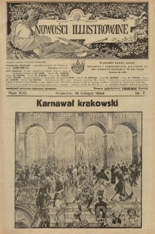 Nowości Illustrowane. 1924, nr 7