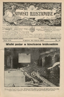 Nowości Illustrowane. 1924, nr 13