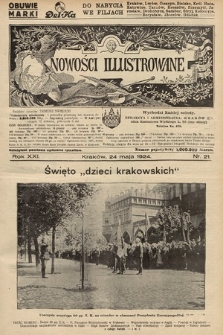 Nowości Illustrowane. 1924, nr 21