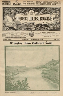 Nowości Illustrowane. 1924, nr 23