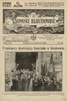 Nowości Illustrowane. 1924, nr 25