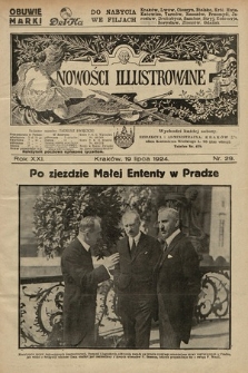 Nowości Illustrowane. 1924, nr 29