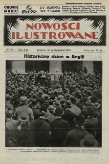 Nowości Ilustrowane. 1924, nr 42