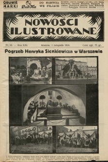 Nowości Ilustrowane. 1924, nr 44