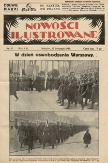 Nowości Ilustrowane. 1924, nr 47