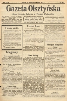 Gazeta Olsztyńska : organ Związku Polaków w Prusach Wschodnich. 1921, nr 89