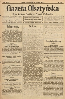 Gazeta Olsztyńska : organ Związku Polaków w Prusach Wschodnich. 1921, nr 136