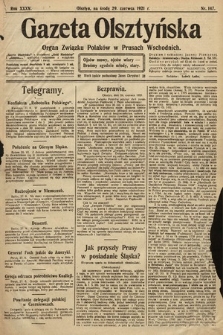 Gazeta Olsztyńska : organ Związku Polaków w Prusach Wschodnich. 1921, nr 147