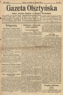 Gazeta Olsztyńska : organ Związku Polaków w Prusach Wschodnich. 1921, nr 191