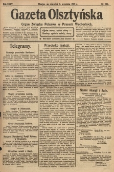Gazeta Olsztyńska : organ Związku Polaków w Prusach Wschodnich. 1921, nr 208