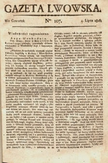 Gazeta Lwowska. 1816, nr 107