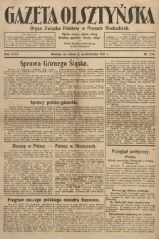 Gazeta Olsztyńska : organ Związku Polaków w Prusach Wschodnich. 1921, nr 234