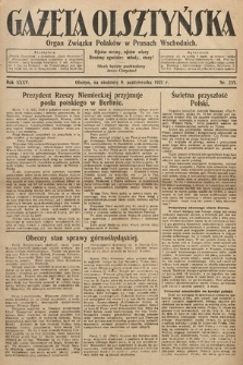 Gazeta Olsztyńska : organ Związku Polaków w Prusach Wschodnich. 1921, nr 235