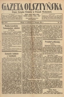 Gazeta Olsztyńska : organ Związku Polaków w Prusach Wschodnich. 1921, nr 264