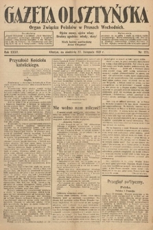 Gazeta Olsztyńska : organ Związku Polaków w Prusach Wschodnich. 1921, nr 275