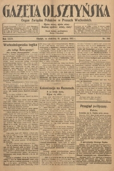 Gazeta Olsztyńska : organ Związku Polaków w Prusach Wschodnich. 1921, nr 292
