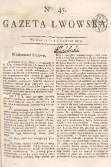 Gazeta Lwowska. 1815, nr 45