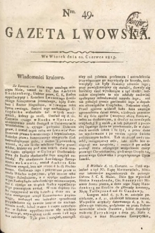 Gazeta Lwowska. 1815, nr 49