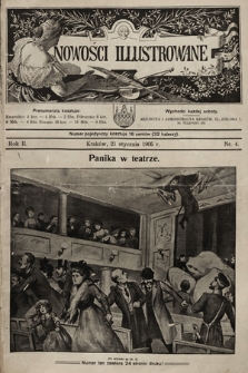 Nowości Illustrowane. 1905, nr 4