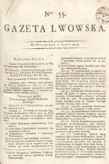 Gazeta Lwowska. 1815, nr 55