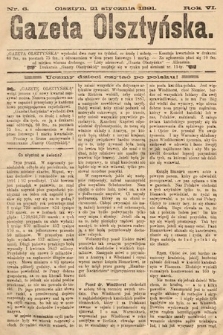 Gazeta Olsztyńska. 1891, nr 6