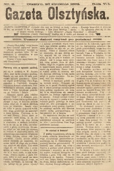 Gazeta Olsztyńska. 1892, nr 6