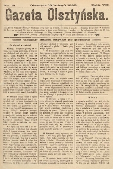 Gazeta Olsztyńska. 1892, nr 13