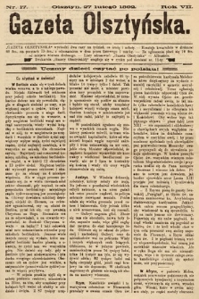 Gazeta Olsztyńska. 1892, nr 17