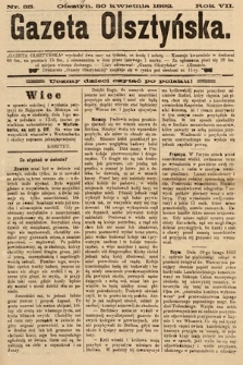 Gazeta Olsztyńska. 1892, nr 35