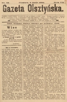 Gazeta Olsztyńska. 1892, nr 36