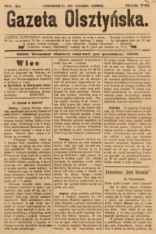 Gazeta Olsztyńska. 1892, nr 41