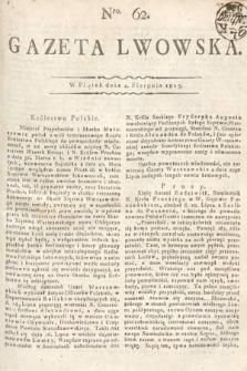 Gazeta Lwowska. 1815, nr 62
