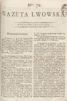Gazeta Lwowska. 1815, nr 72