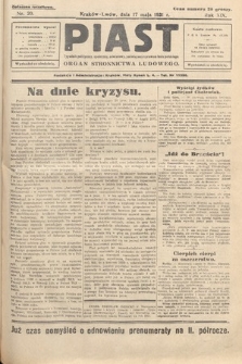 Piast : tygodnik polityczny, społeczny, oświatowy, poświęcony sprawom ludu polskiego : Naczelny organ Polskiego Stronnictwa Ludowego. 1931, nr 20