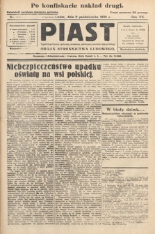 Piast : tygodnik polityczny, społeczny, oświatowy, poświęcony sprawom ludu polskiego : Naczelny organ Polskiego Stronnictwa Ludowego. 1932, nr 41