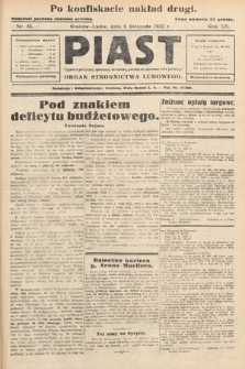 Piast : tygodnik polityczny, społeczny, oświatowy, poświęcony sprawom ludu polskiego : Naczelny organ Polskiego Stronnictwa Ludowego. 1932, nr 45