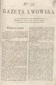 Gazeta Lwowska. 1815, nr 93