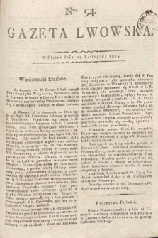 Gazeta Lwowska. 1815, nr 94