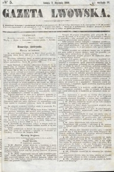 Gazeta Lwowska. 1860, nr 5