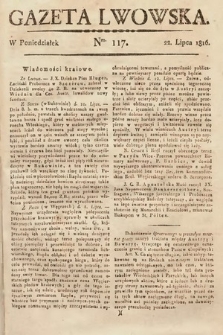 Gazeta Lwowska. 1816, nr 117
