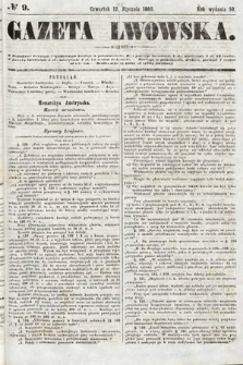 Gazeta Lwowska. 1860, nr 9
