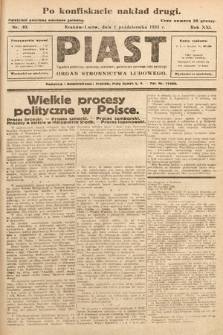 Piast : tygodnik polityczny, społeczny, oświatowy, poświęcony sprawom ludu polskiego : Naczelny organ Polskiego Stronnictwa Ludowego. 1933, nr 40