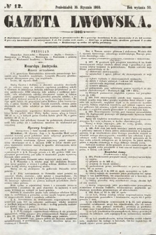 Gazeta Lwowska. 1860, nr 12
