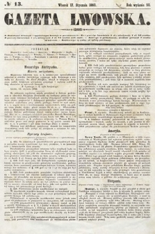 Gazeta Lwowska. 1860, nr 13
