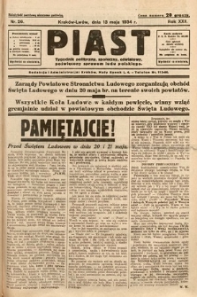 Piast : tygodnik polityczny, społeczny, oświatowy, poświęcony sprawom ludu polskiego. 1934, nr 26