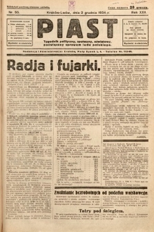 Piast : tygodnik polityczny, społeczny, oświatowy, poświęcony sprawom ludu polskiego. 1934, nr 55