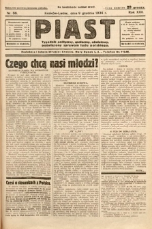Piast : tygodnik polityczny, społeczny, oświatowy, poświęcony sprawom ludu polskiego. 1934, nr 56