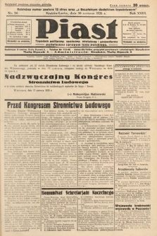 Piast : pismo polityczne, społeczne, oświatowe, poświęcone sprawom ludu polskiego. 1935, nr 26