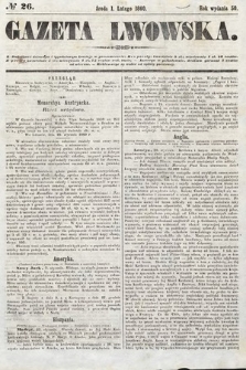 Gazeta Lwowska. 1860, nr 26