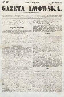 Gazeta Lwowska. 1860, nr 27
